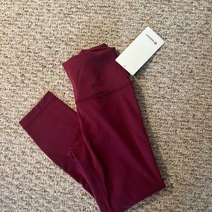 NWT Lululemon Wunder Train HR Crop 23” Leggings